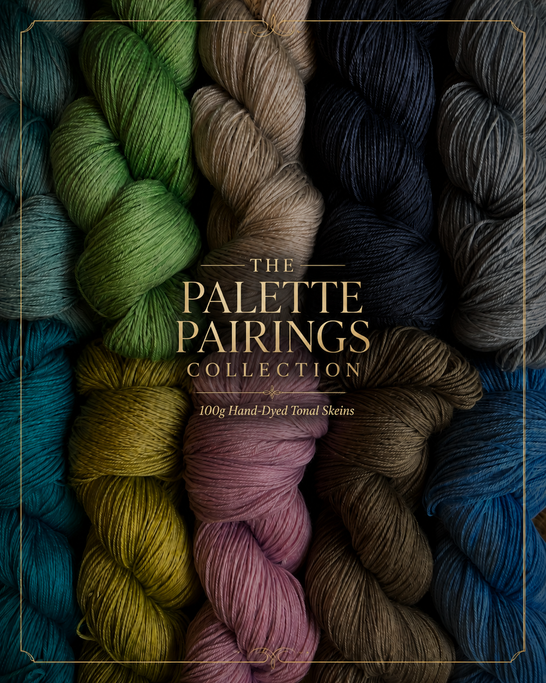 Palette Parings hand dyed in Minneapolis 100g tonal yarns