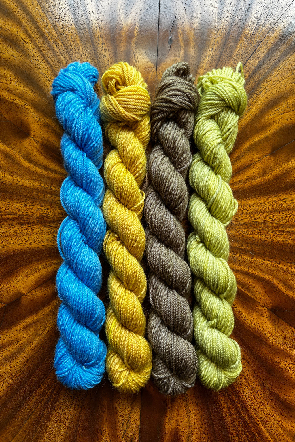 Palette Studies Tonal Set: Munch The Scream, Hand Dyed Mini Skein Set No. 2