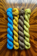 Palette Studies Tonal Set: Munch The Scream, Hand Dyed Mini Skein Set No. 2