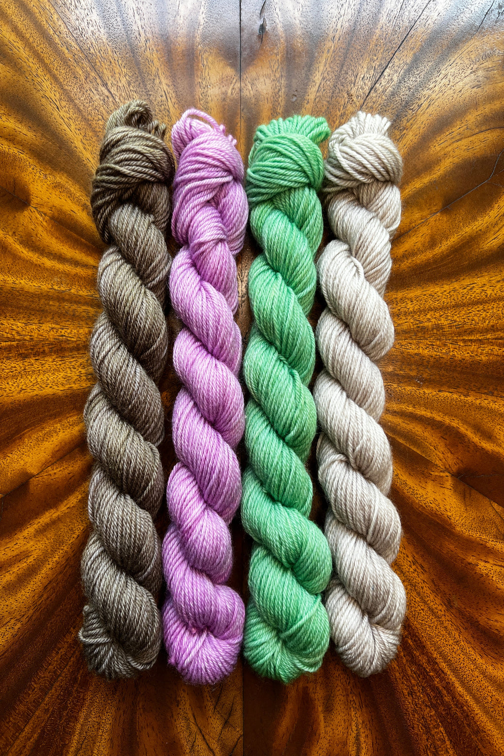 Palette Studies Tonal Set: Monet Sunrise, Hand Dyed Mini Skein Set No. 2