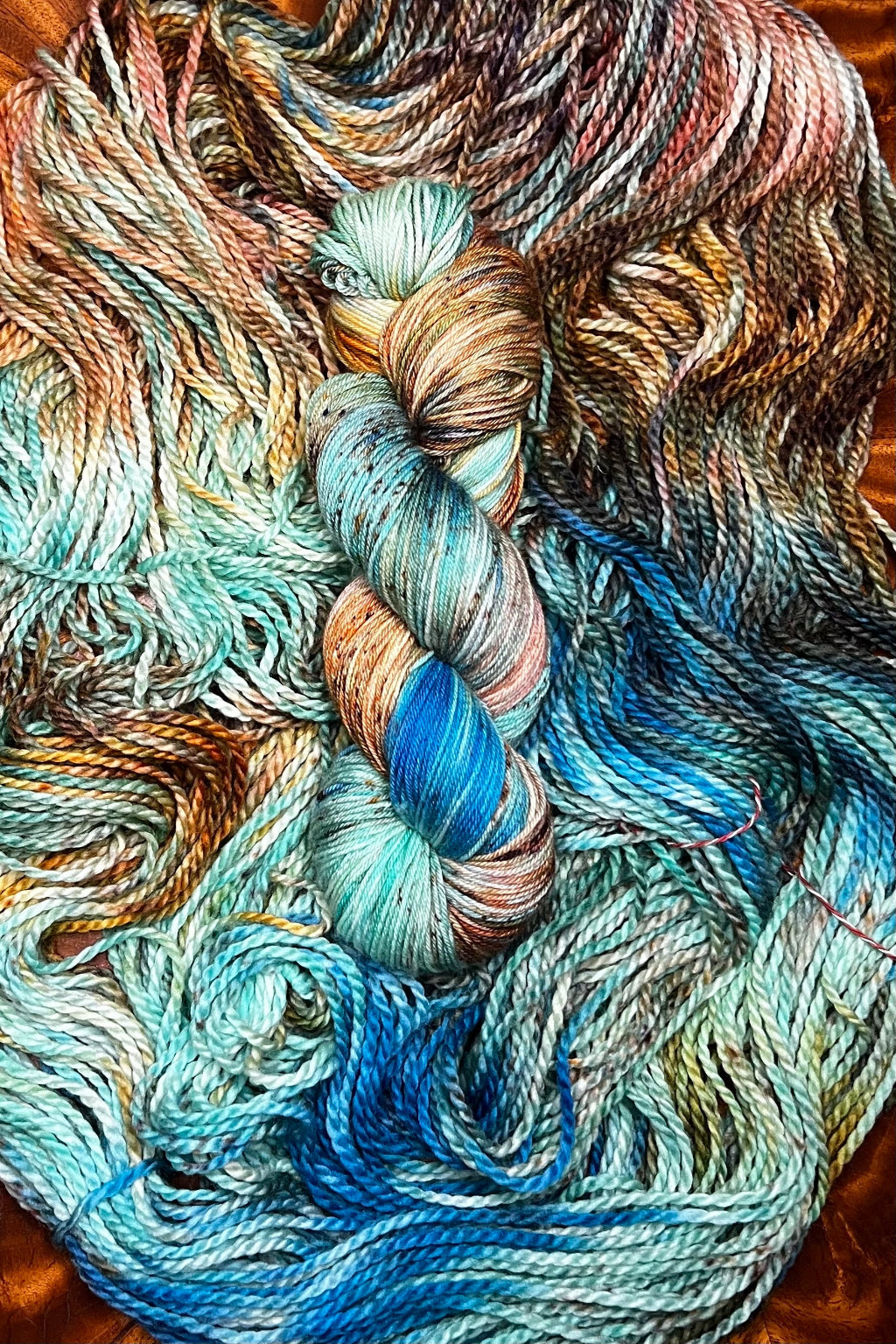 Degas Dancer in Green — Hand Dyed Yarn