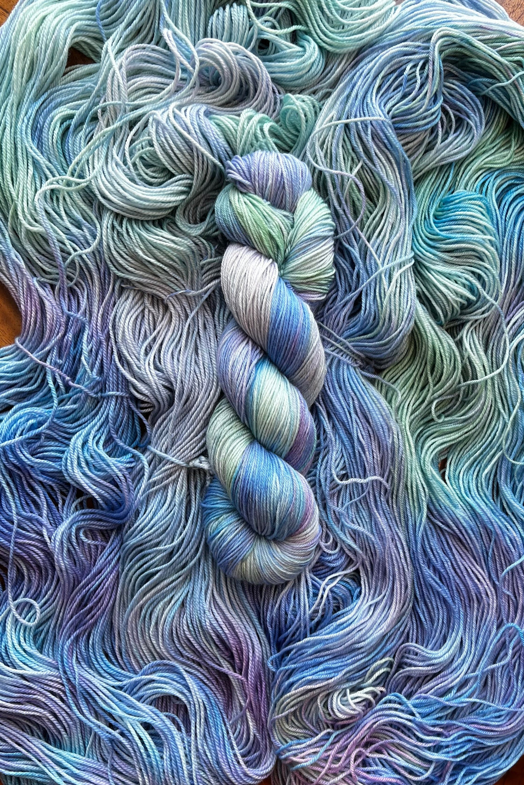Monet Water Lilies No. 2 — Hand Dyed Yarn