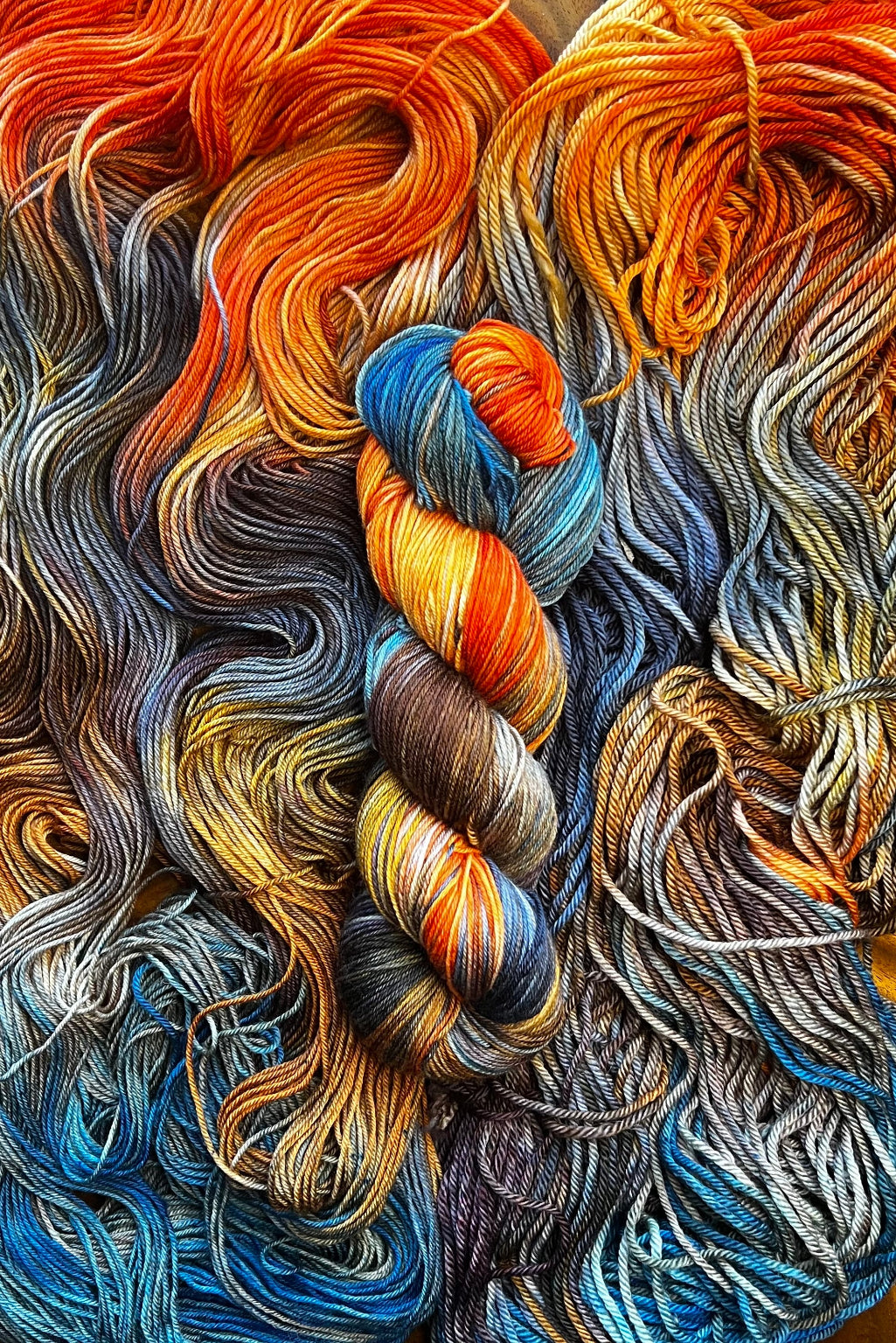 Munch The Scream — Hand Dyed Yarn